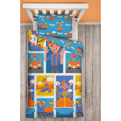 Blippi 'Hey Its Me' Single Rotary Duvet Set