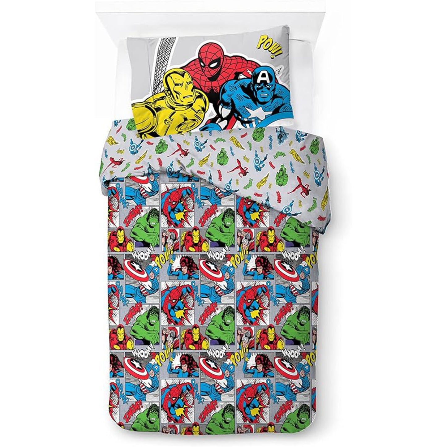 Marvel 'Avengers Whoom' Single Panel Duvet Set