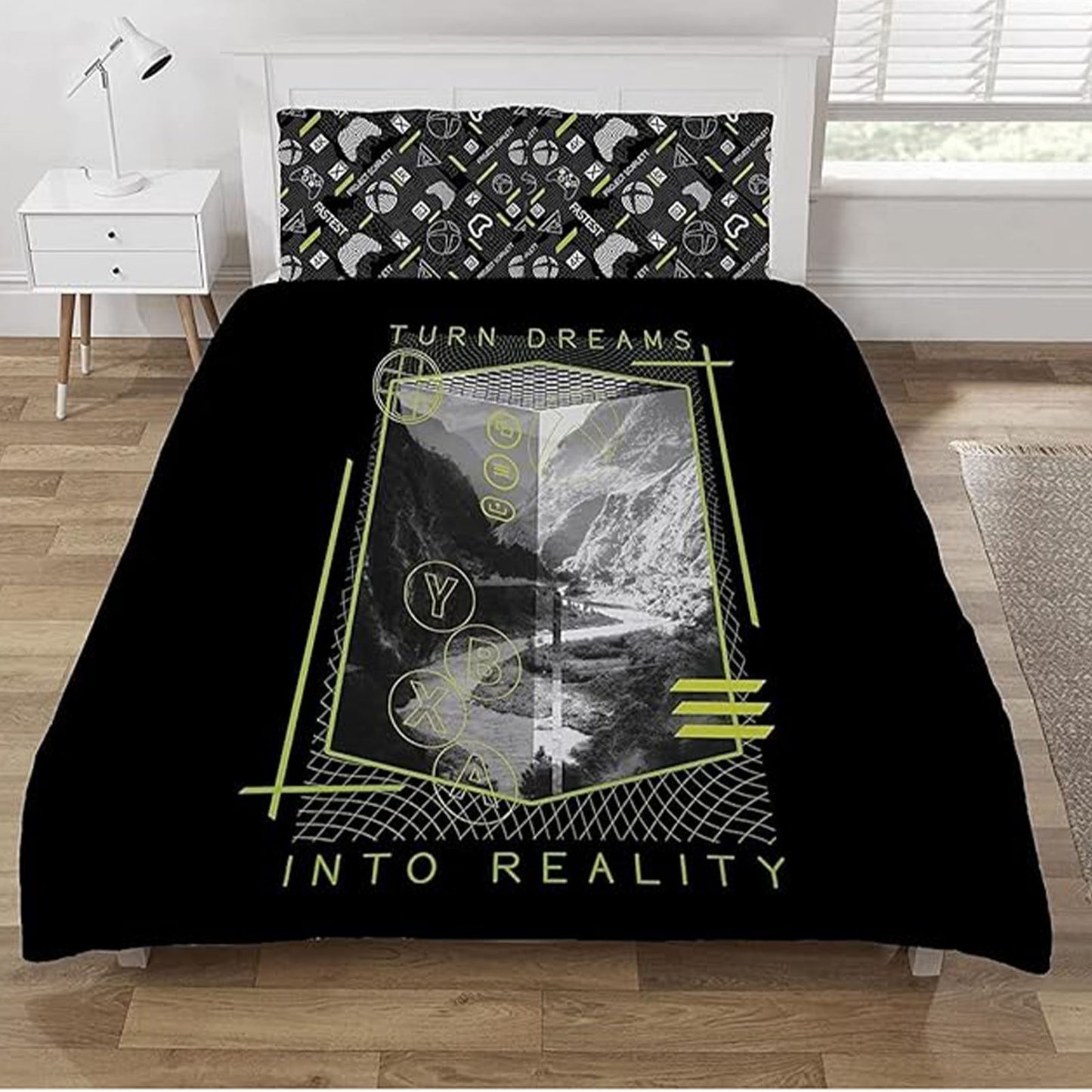 Xbox 'Reality' Panel Duvet Set