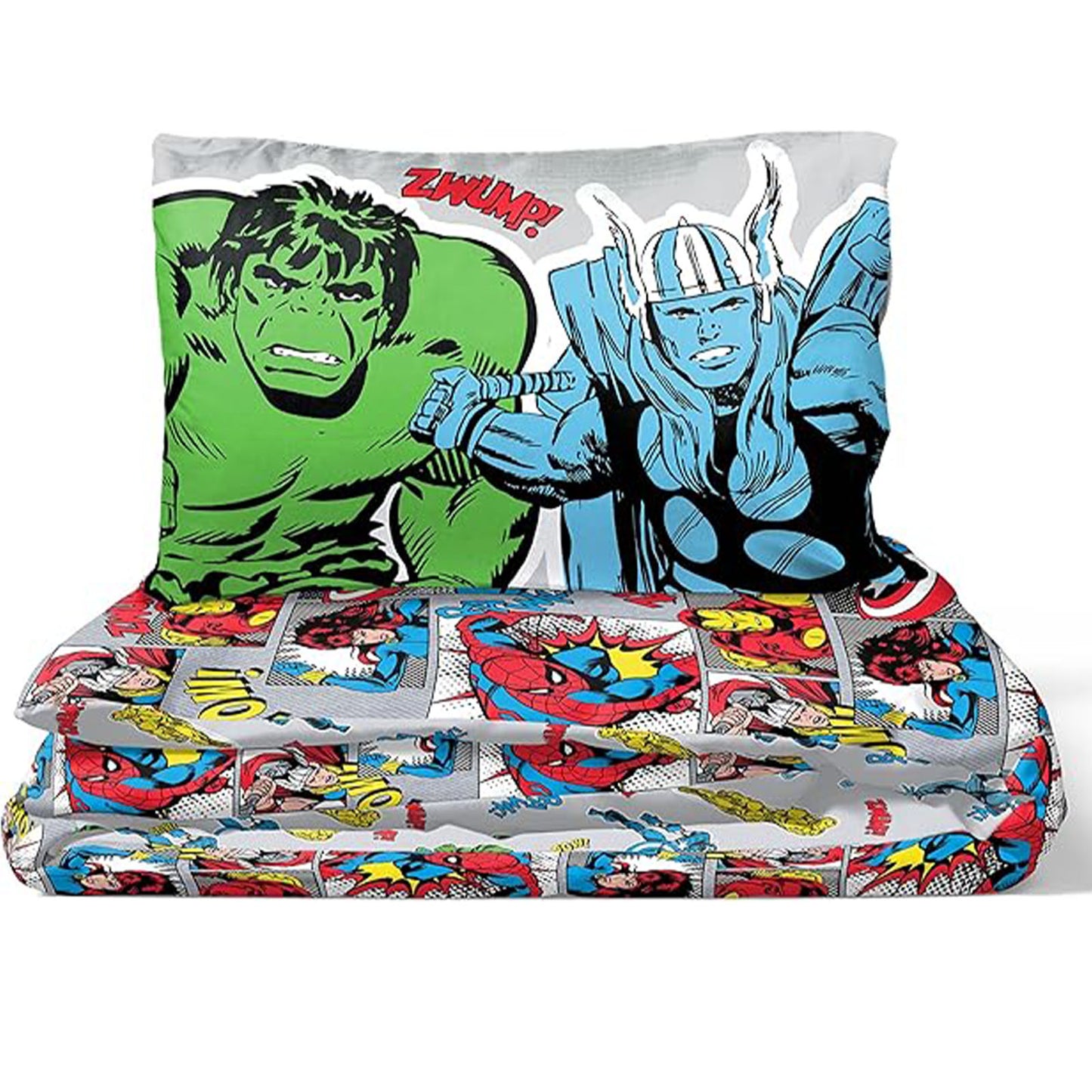 Marvel 'Avengers Whoom' Single Panel Duvet Set