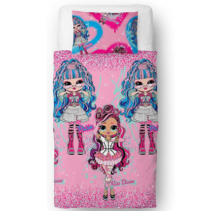 LOL Surprise 'Queens Doll' Single Rotary Duvet Set