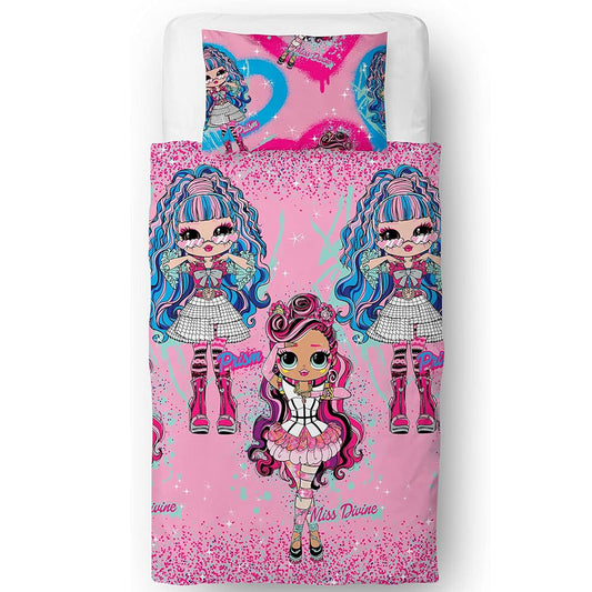 LOL Surprise 'Queens Doll' Single Rotary Duvet Set
