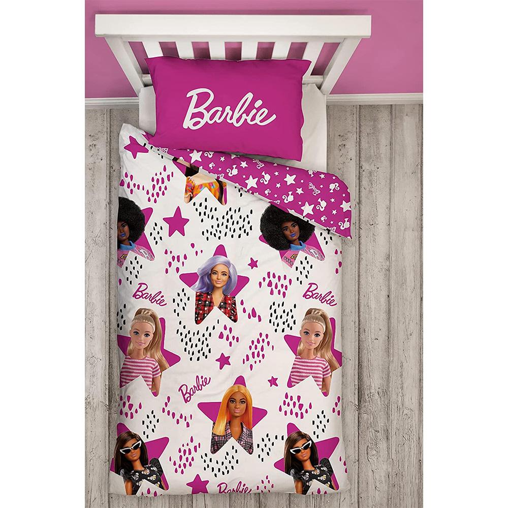Barbie 'Stars' Single Rotary Duvet Set