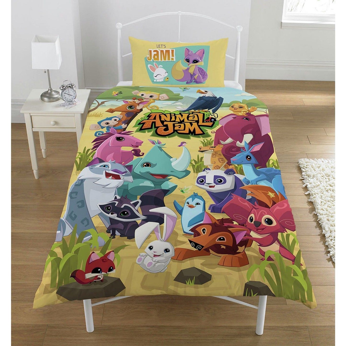 Animal Jam Single Panel Duvet Set