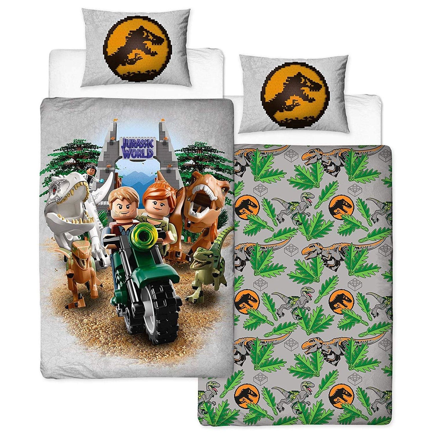 LEGO 'Jurassic World' Single Panel Duvet Set