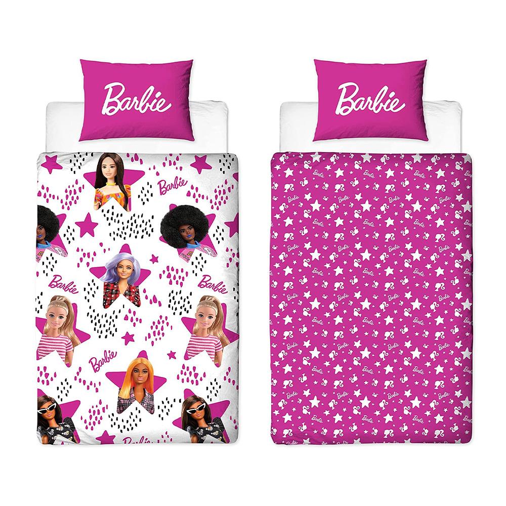Barbie 'Stars' Single Rotary Duvet Set