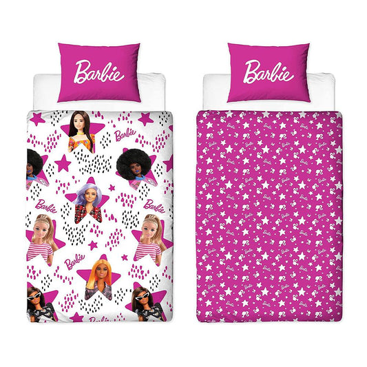 Barbie 'Stars' Single Rotary Duvet Set