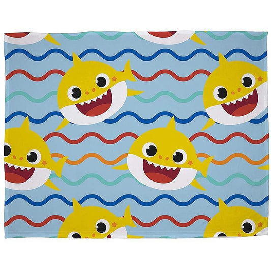 Baby Shark 'Rainbow' Fleece Blanket