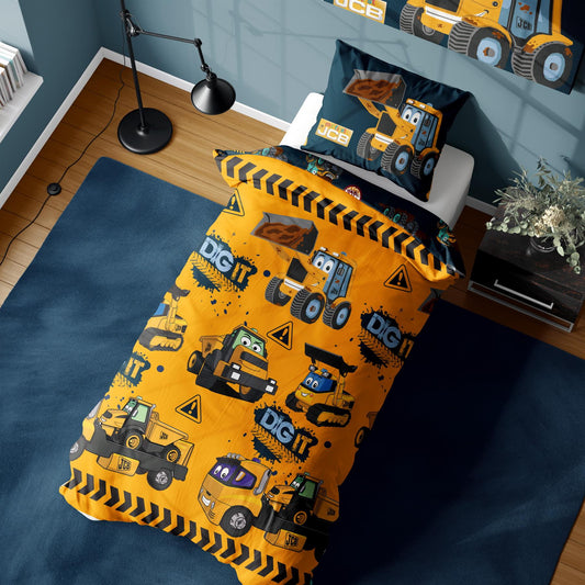 JCB 'Dig it' Rotary Duvet Set