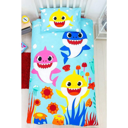 Baby Shark 'Rainbow' Single Panel Duvet Set