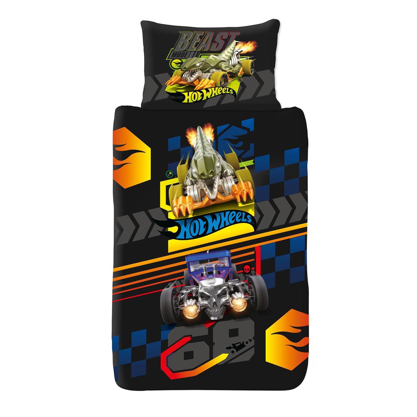 Hot Wheels 'Shaker 68' Single Panel Duvet Set