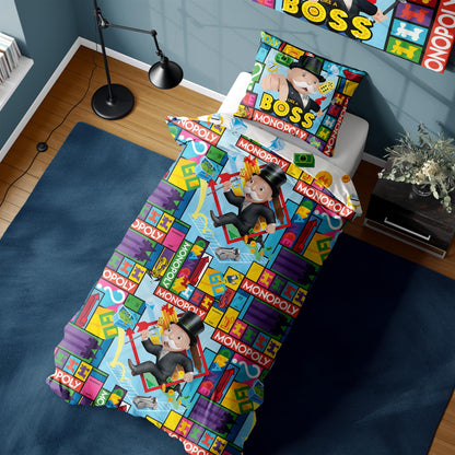 Monopoly 'Like a Boss' Rotary Duvet Set