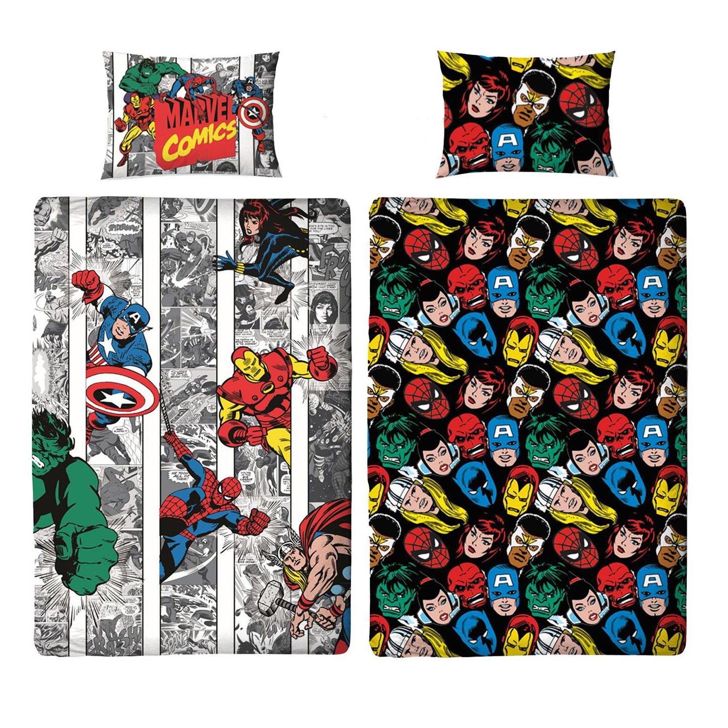 Marvel 'Avengers' Single Panel Duvet Set