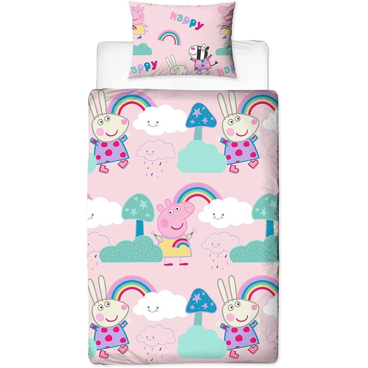 Peppa Pig 'Storm' Rotary Single Duvet Set