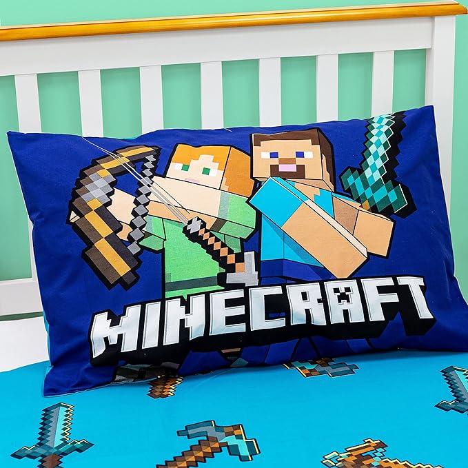 Minecraft 'Survive' Panel Duvet Set