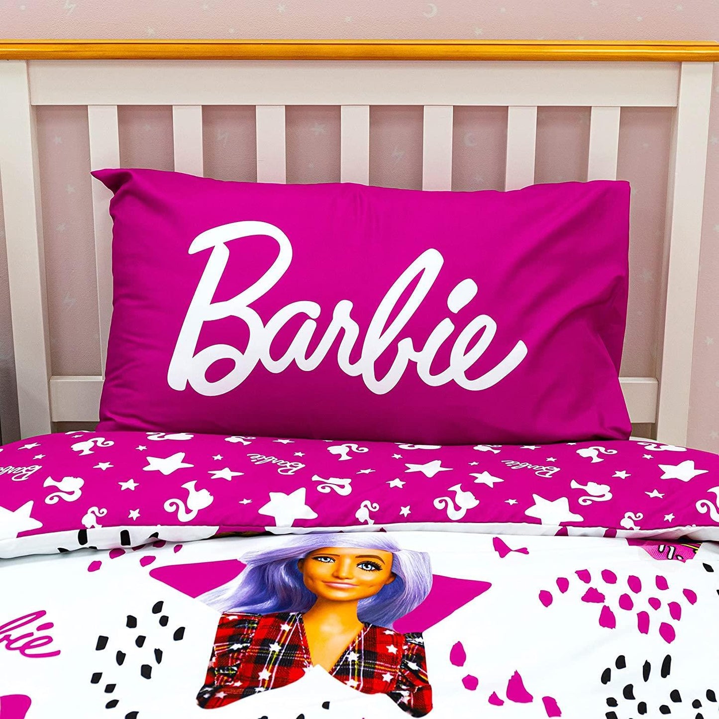 Barbie 'Stars' Single Rotary Duvet Set